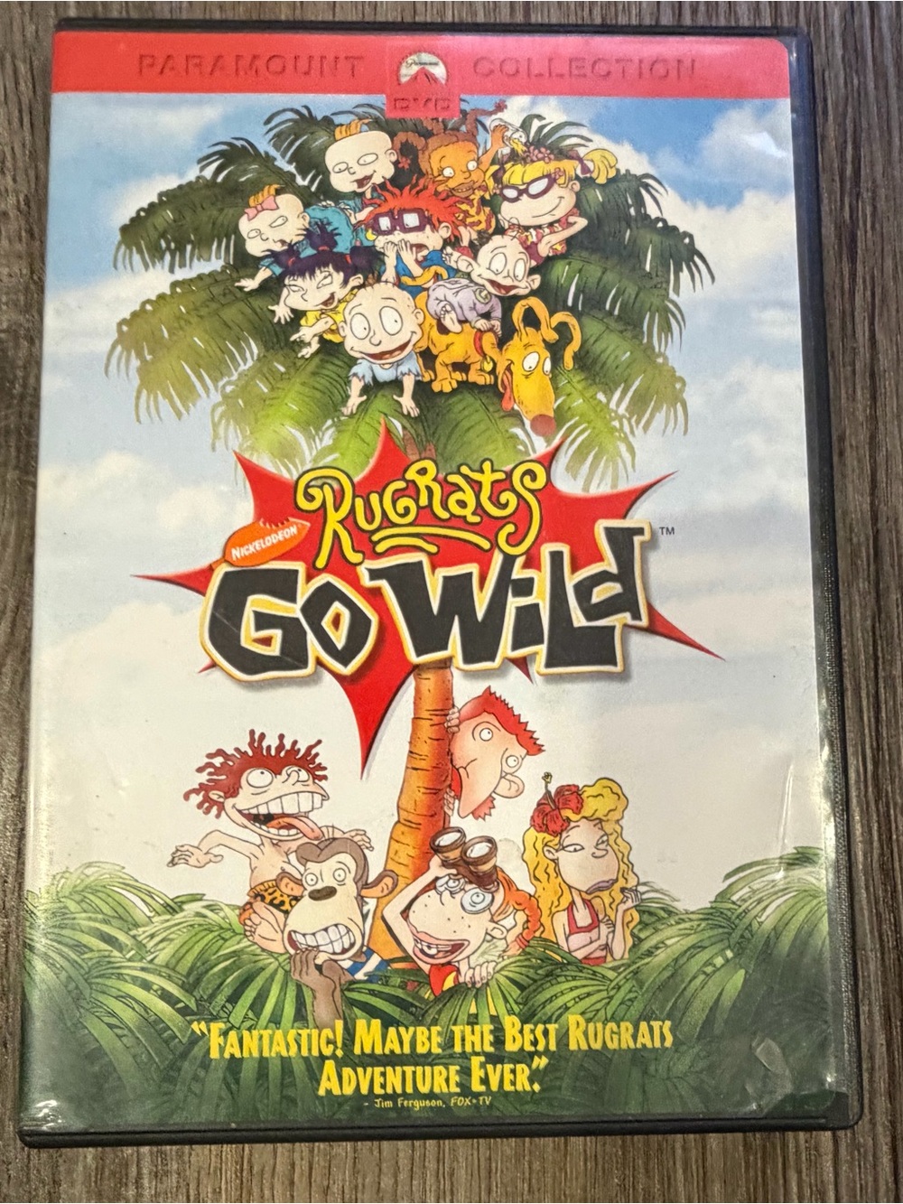 Nickelodeon Rugrats Go Wild DVD - Green, Red, Yellow, Blue